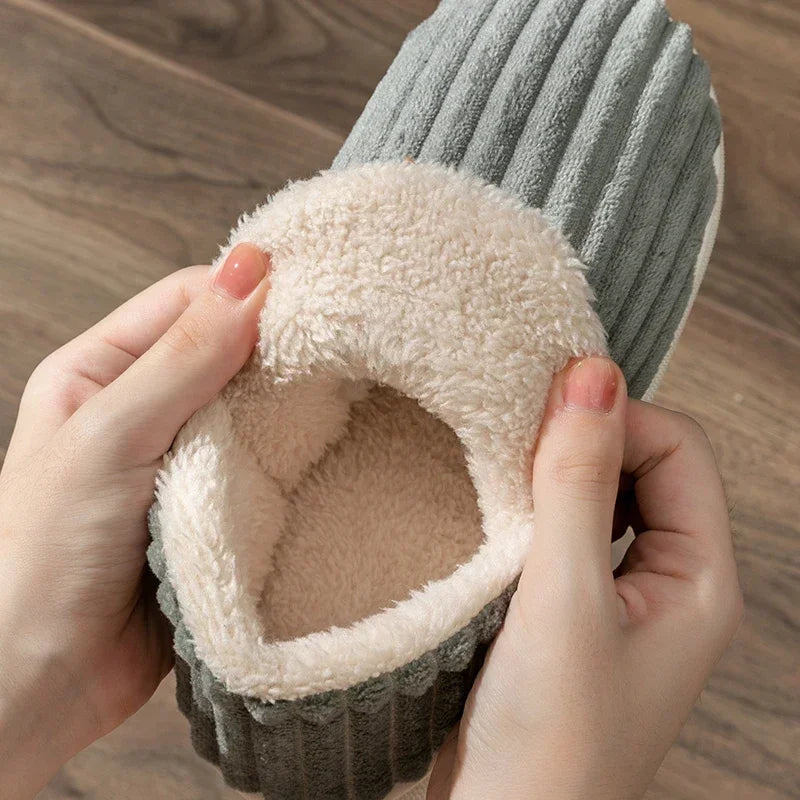 Non-slip Plush Slippers for Winter