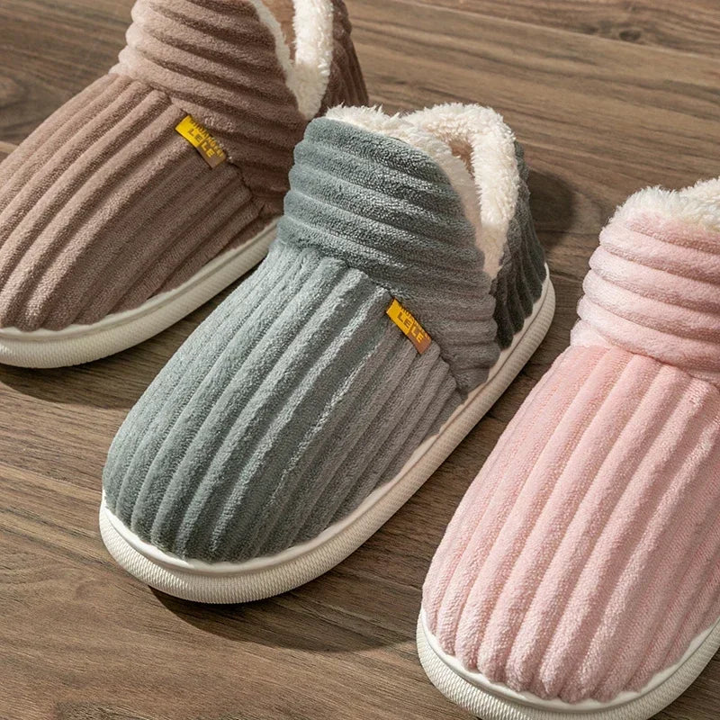 Non-slip Plush Slippers for Winter