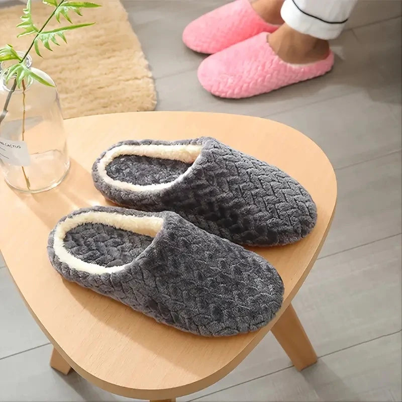 Fluffy Anti Slip Winter Slippers