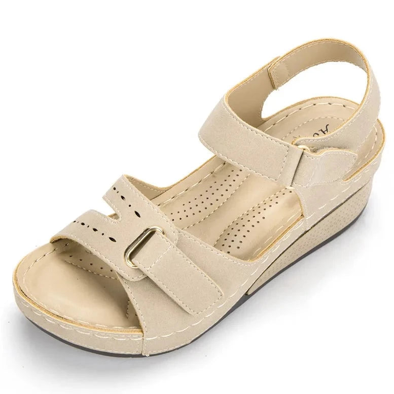 Women's Sandals with Arch Support and Back Strap