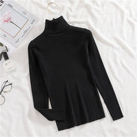 Women's Soft Turtleneck Cashmere Sweater Knitted Pullovers