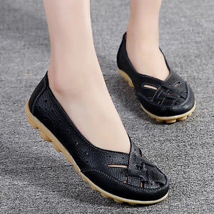Women's Slip-On Soft Leather Loafers