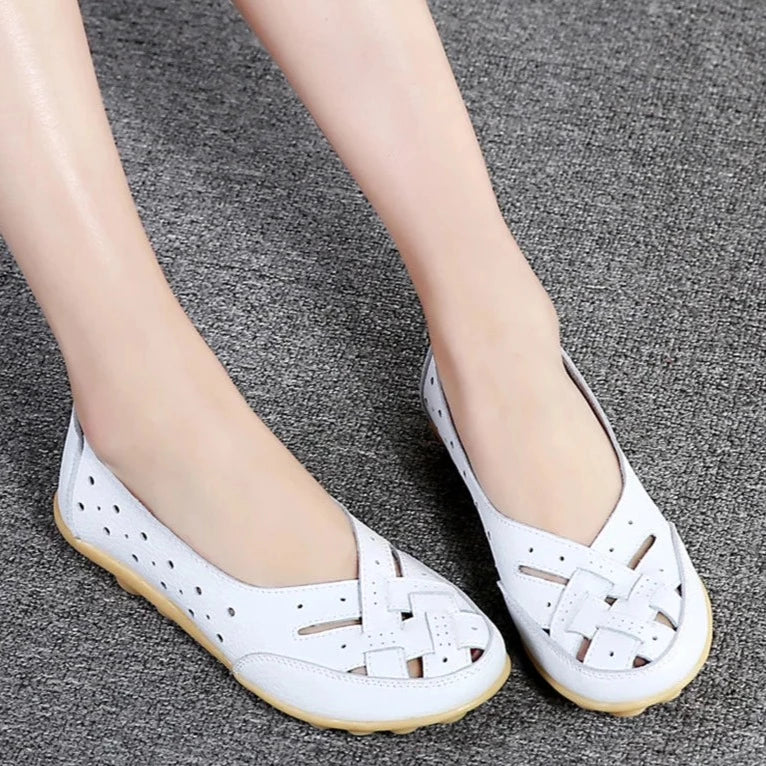 Women's Slip-On Soft Leather Loafers