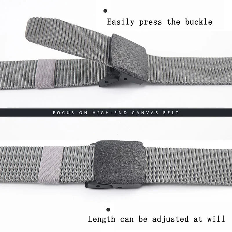 Men's High-Quality Tactical Military Nylon Webbing Belts