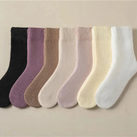 3 Pairs Women Soft Thick Plush Wool Socks