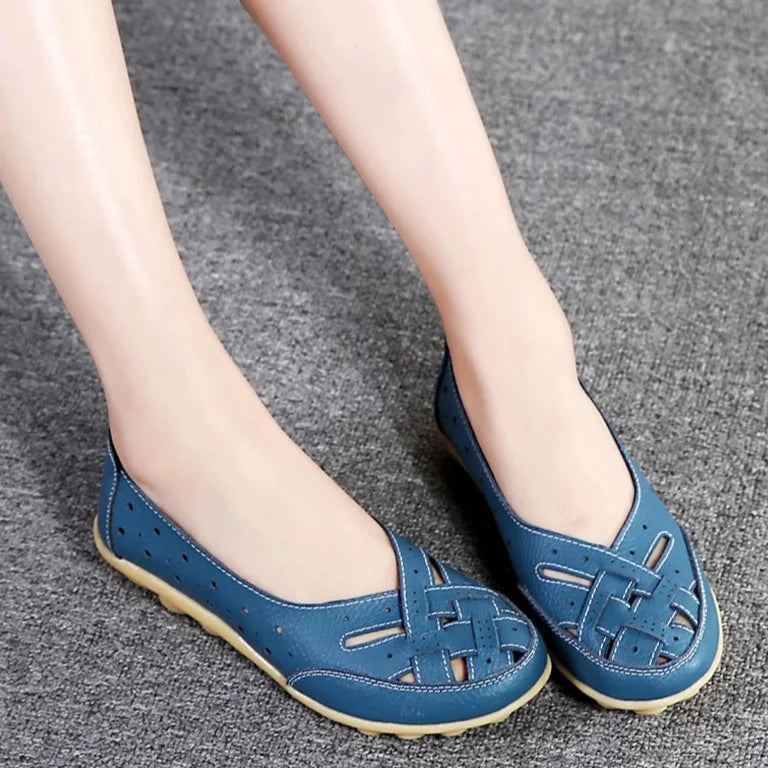 Women's Slip-On Soft Leather Loafers