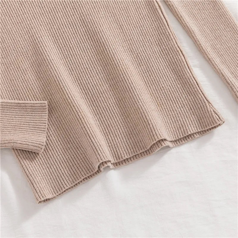 Women's Soft Turtleneck Cashmere Sweater Knitted Pullovers