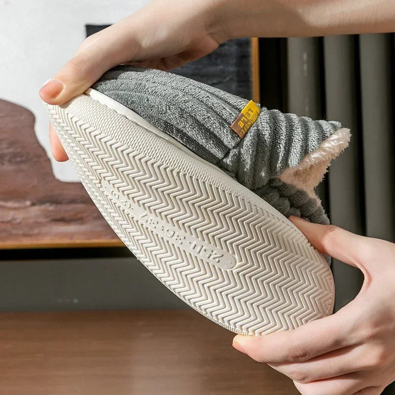 Non-slip Plush Slippers for Winter