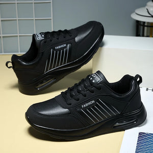 Women's High Quality Waterproof Black Running Sneakers