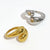 Women's Gold & Silver Plated Thick Dome Big Large Bold Open Finger Rings
