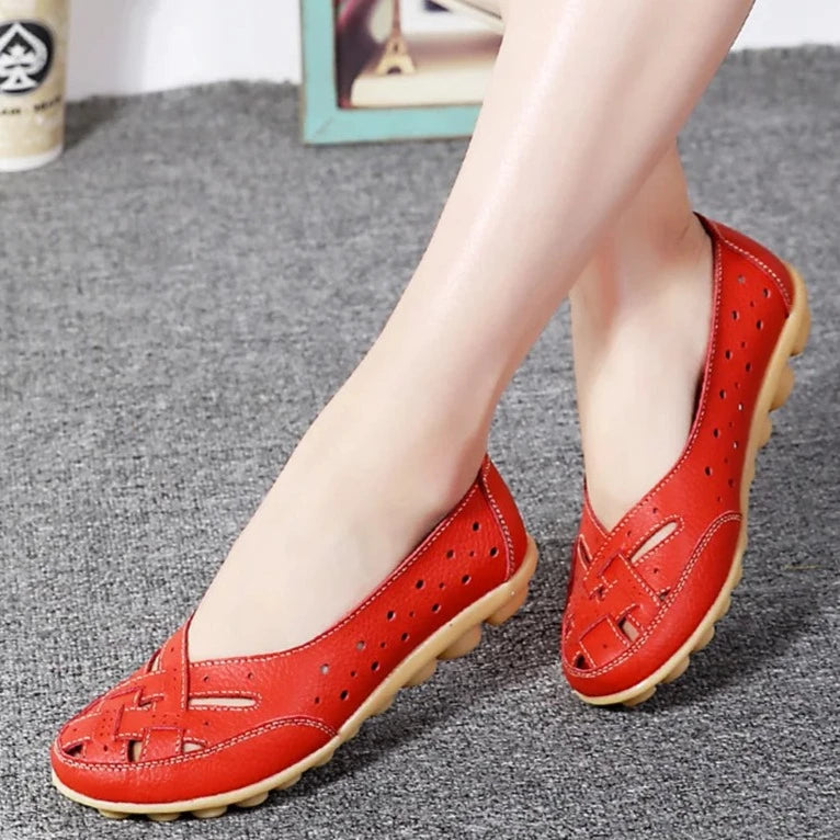 Women's Slip-On Soft Leather Loafers