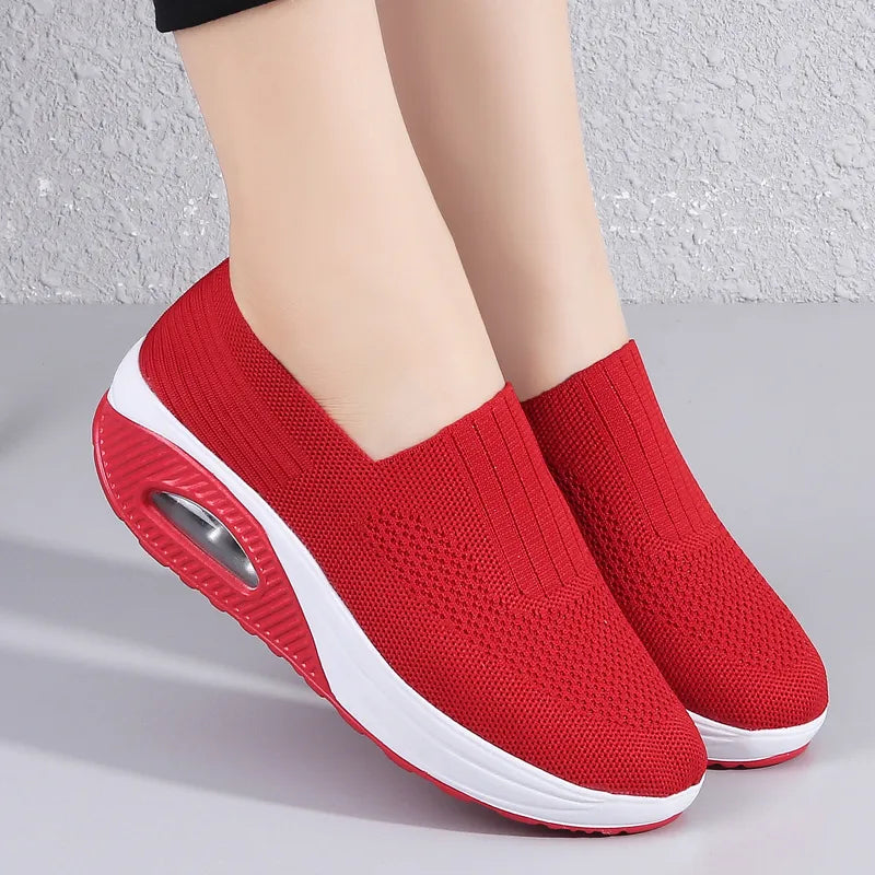 Women's Fashion Breathable Anti Slip Walking Shoes