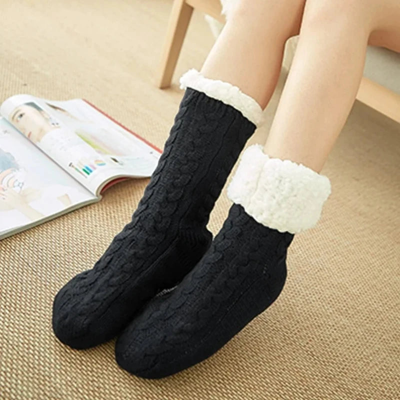 Women&#39;s Anti-slip Slipper Socks for Winter