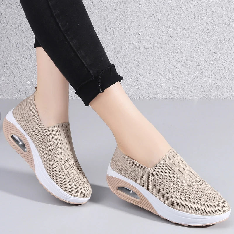 Women's Fashion Breathable Anti Slip Walking Shoes