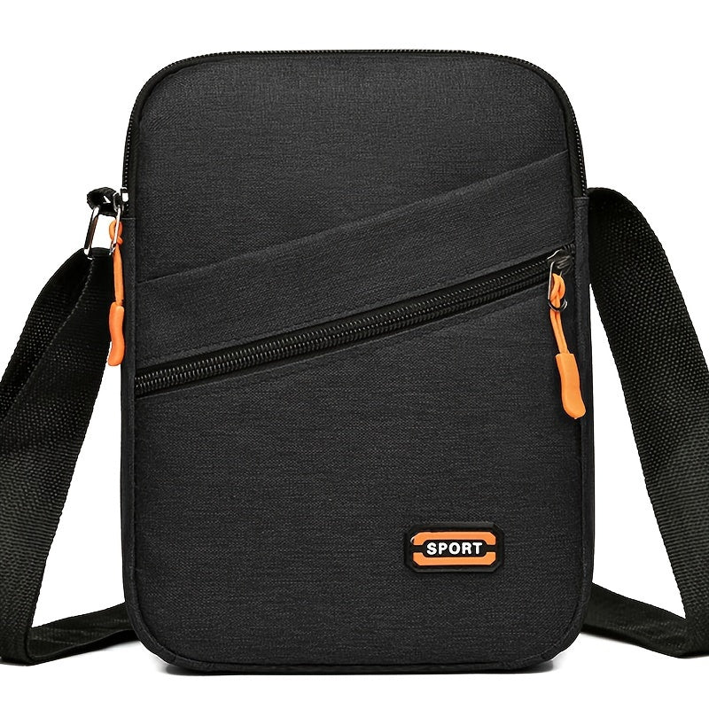 Men's Shoulder Bag, Casual Sports Men's Canvas Crossbody Bag, Business Small Backpack