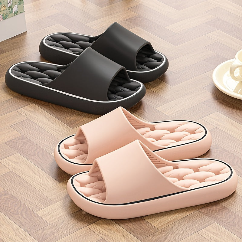 Women's Quick-Dry EVA Slides - Comfy, Non-Slip Indoor/Outdoor Shoes for Bathroom & Beach