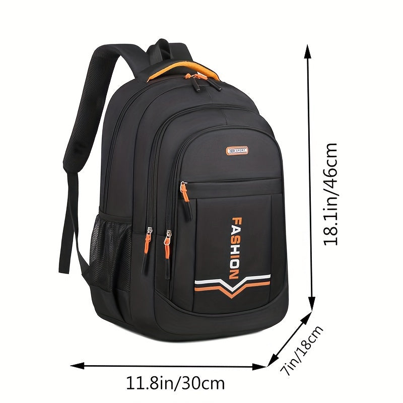 Large Capacity Laptop Backpack, Business Bag With Adjustable Shoulder Straps, Travel Luggage Backpack