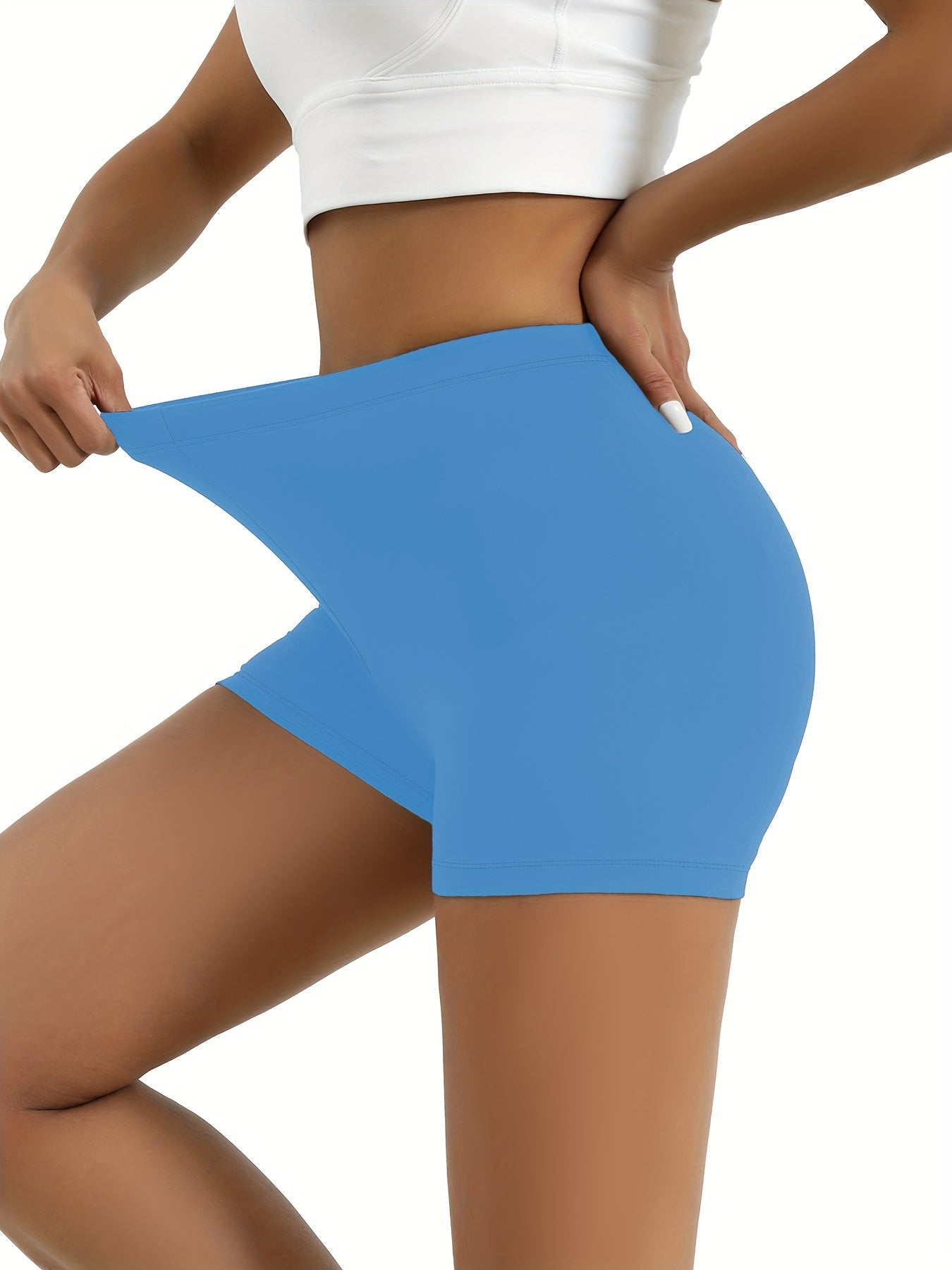 High Waisted Biker Shorts For Women, Super Soft No See Through Workout Yoga Running Outdoors Athletic Shorts