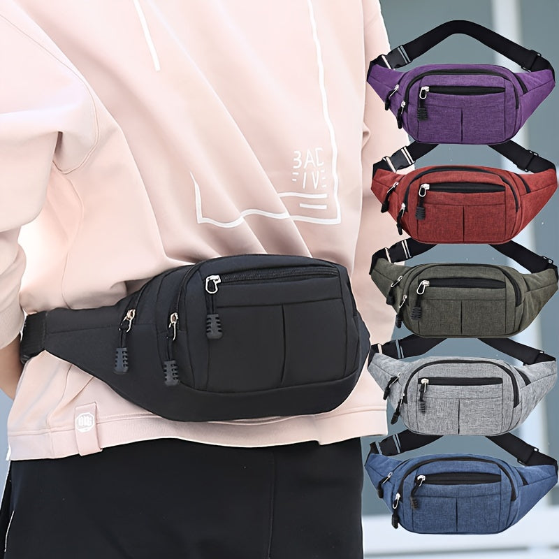 Fashion Canvas Outdoor Travel Waist Bag Casual Fanny Pack