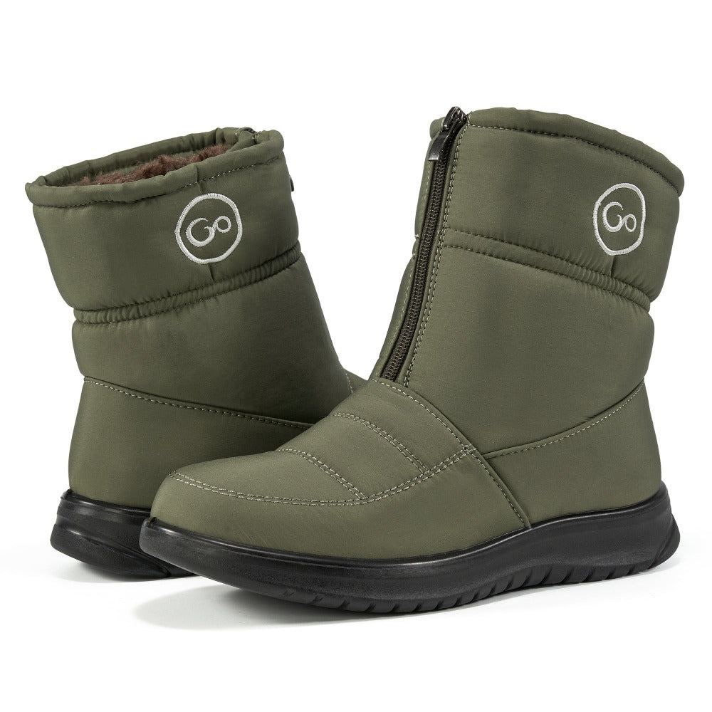 Women's Waterproof Winter Boots With Zipper