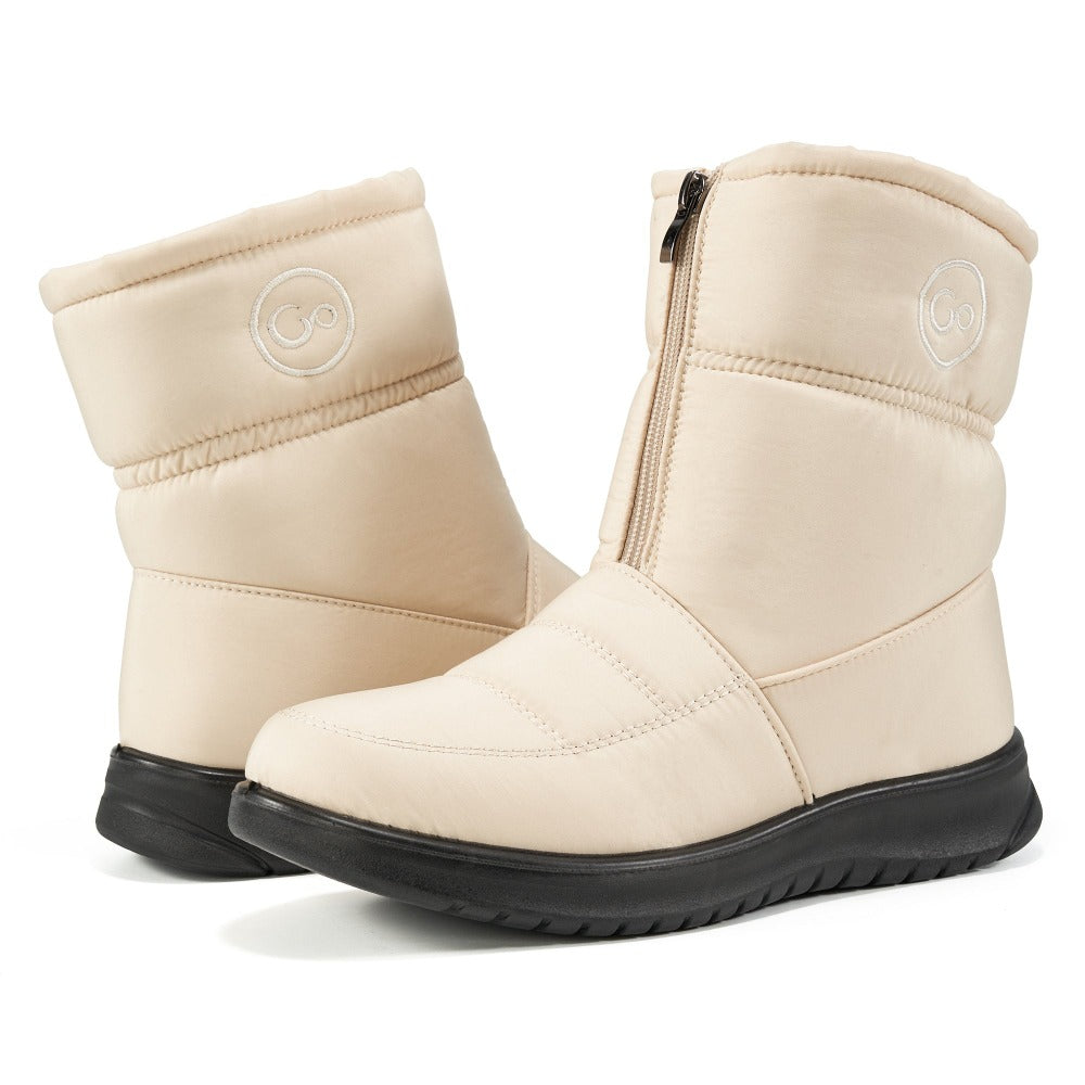 Women's Waterproof Winter Boots With Zipper