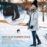 Women's Waterproof Winter Boots With Zipper