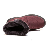 Women's Comfortable Fur Lined Boots - FULLINO