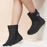 Women's Mid Calf Boots Low Heel