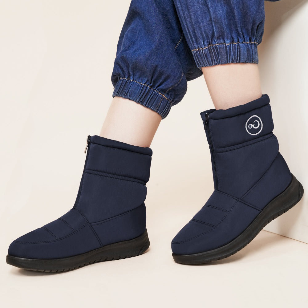 Women's Waterproof Winter Boots With Zipper