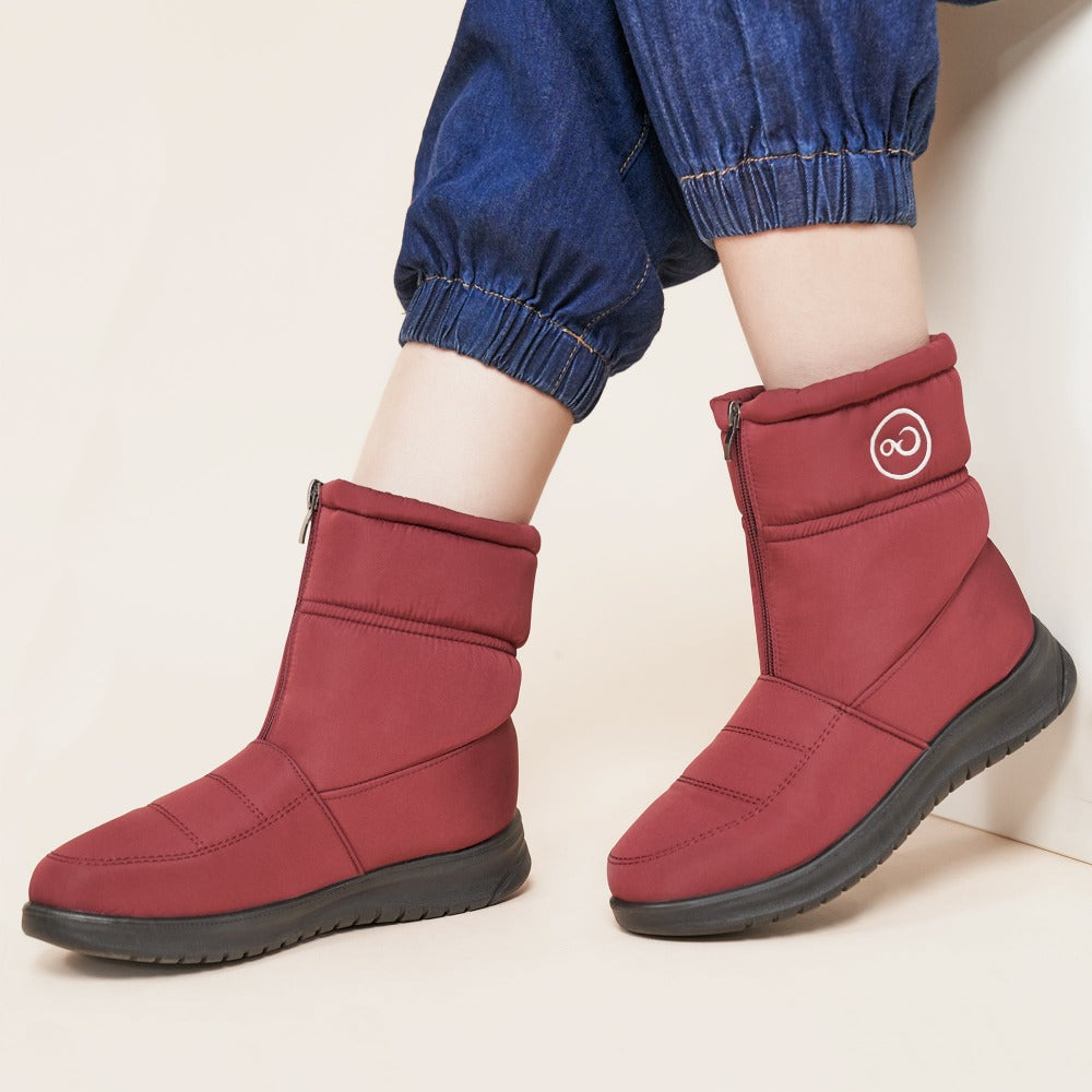 Women's Waterproof Winter Boots With Zipper